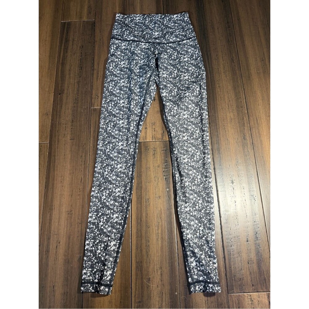 RARE Lululemon Wunder Under High Rise Sequin Design Full Length